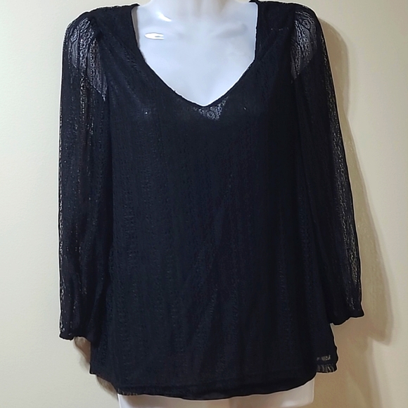 Reitmans Rock & Shine Lace Long Sleeve Top - Picture 1 of 6